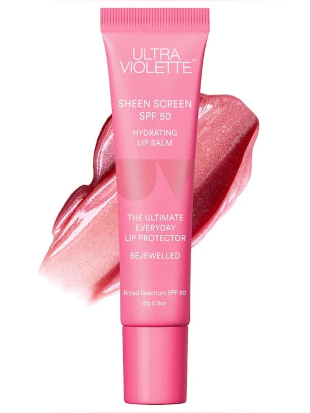 Ultra Violette Sheen Screen SPF 50 Hydrating Sunscreen Lip Balm in Bejewelled
